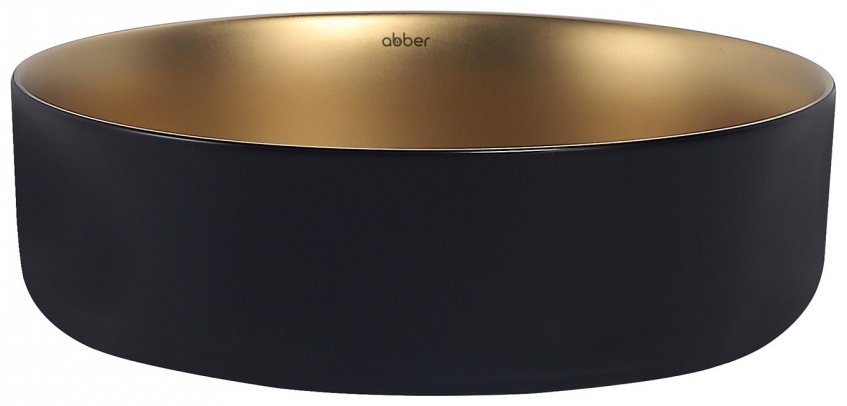 Раковина Abber Bequem AC2109BG накладная круглая 40 см, фаянс