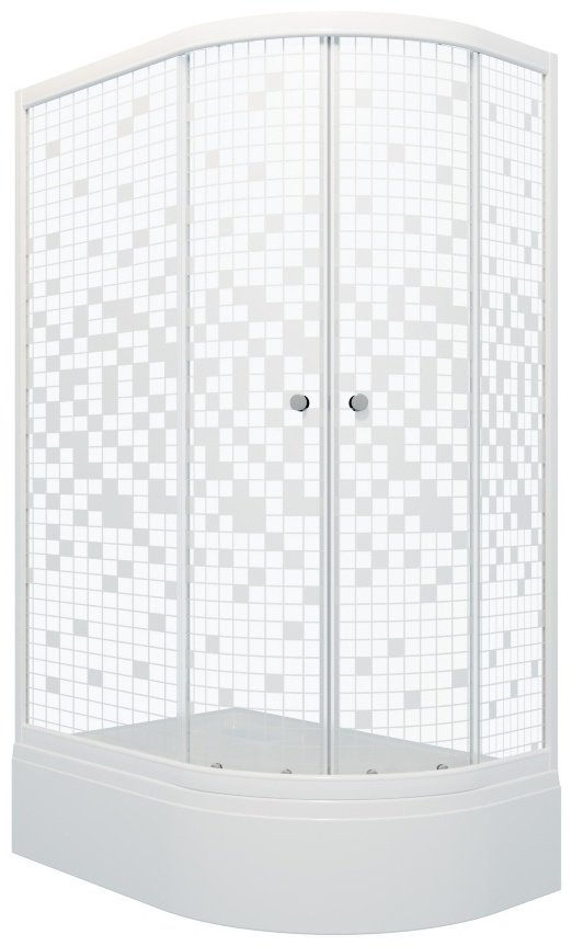 Душевое ограждение Triton двухстенное Коралл ПД18-КС51-E410CL/E450CL, 1200х800х2280 мм