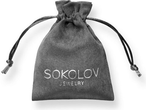 Браслет SOKOLOV 94050609_20 длина 20 см, вес 1.1 г серебро, плетение отсутствует купить,NaN