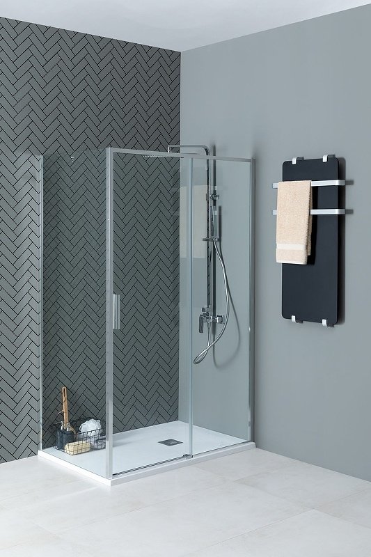 Душевое ограждение KABINKA.KZ двухстенное AE65-150x80-CT, 800х1900 мм