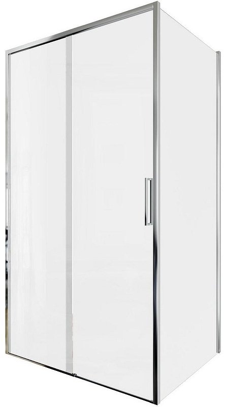 Душевое ограждение KABINKA.KZ двухстенное AE65-110x80-CT, 800х1900 мм