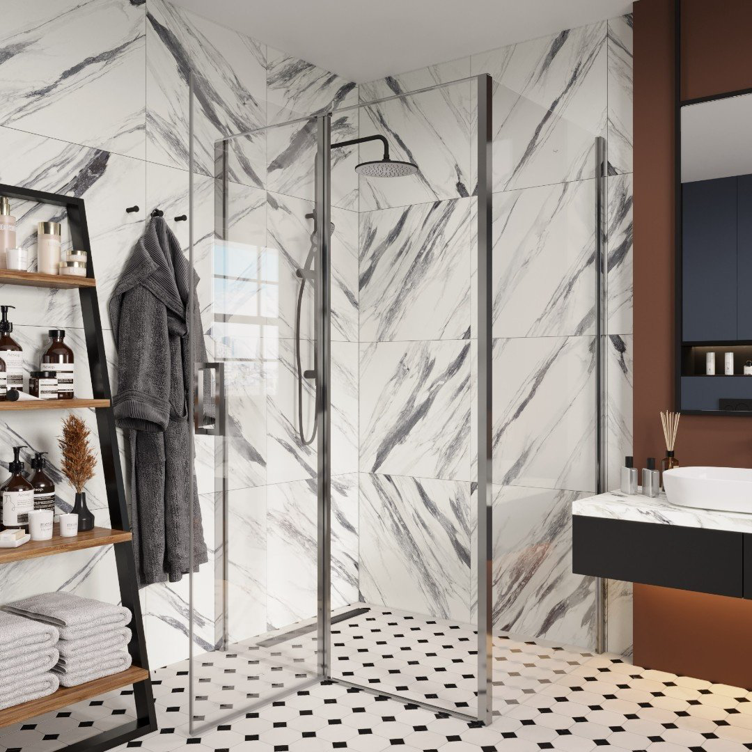 Душевое ограждение Cerutti SPA одностенное VICTORIA120 , 1200х1950 мм купить,NaN
