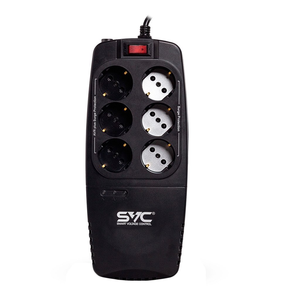 Стабилизатор SVC AVR-1200-U черный
