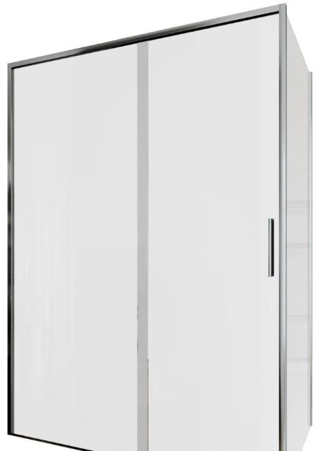Душевое ограждение KABINKA.KZ двухстенное AE65-140x80-CT, 1400х1900 мм