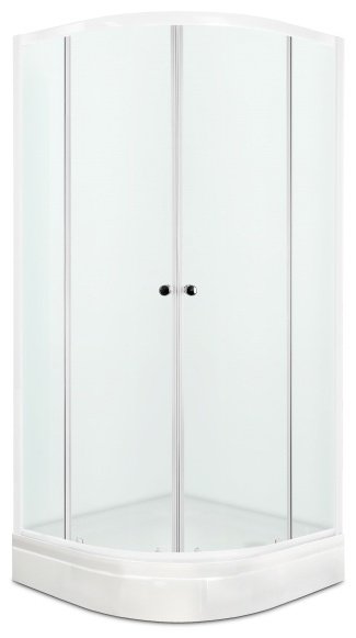 Душевое ограждение KABINKA.KZ LUX Delight 99 v1.2, 90х90 см, низкий поддон, матовое стекло купить,NaN