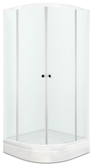 Душевое ограждение KABINKA.KZ LUX Delight 99 v1.2, 90х90 см, низкий поддон, матовое стекло купить,NaN