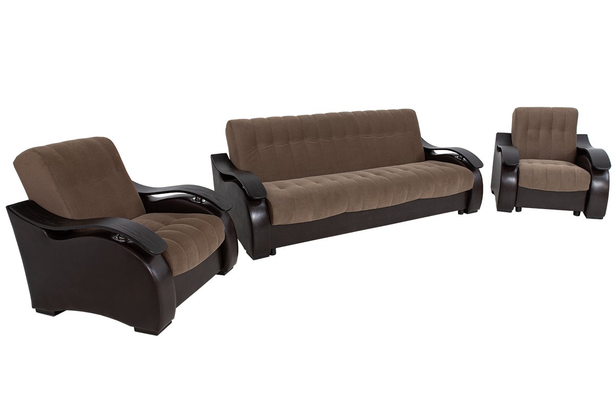 Комплект мягкий АСМ ПФ Рио4 кат3 Nika05/Ecotex213 коричневый купить,NaN