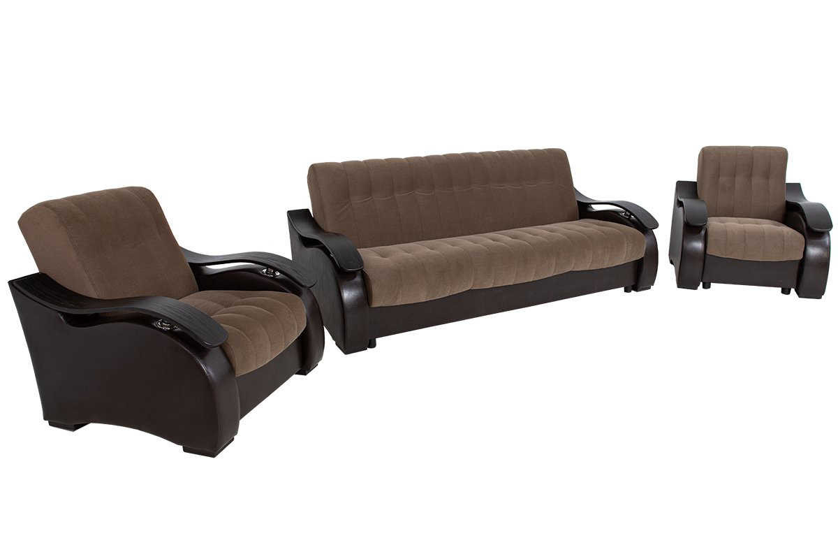 Комплект мягкий АСМ ПФ Рио4 кат3 Nika05/Ecotex213 коричневый купить,NaN