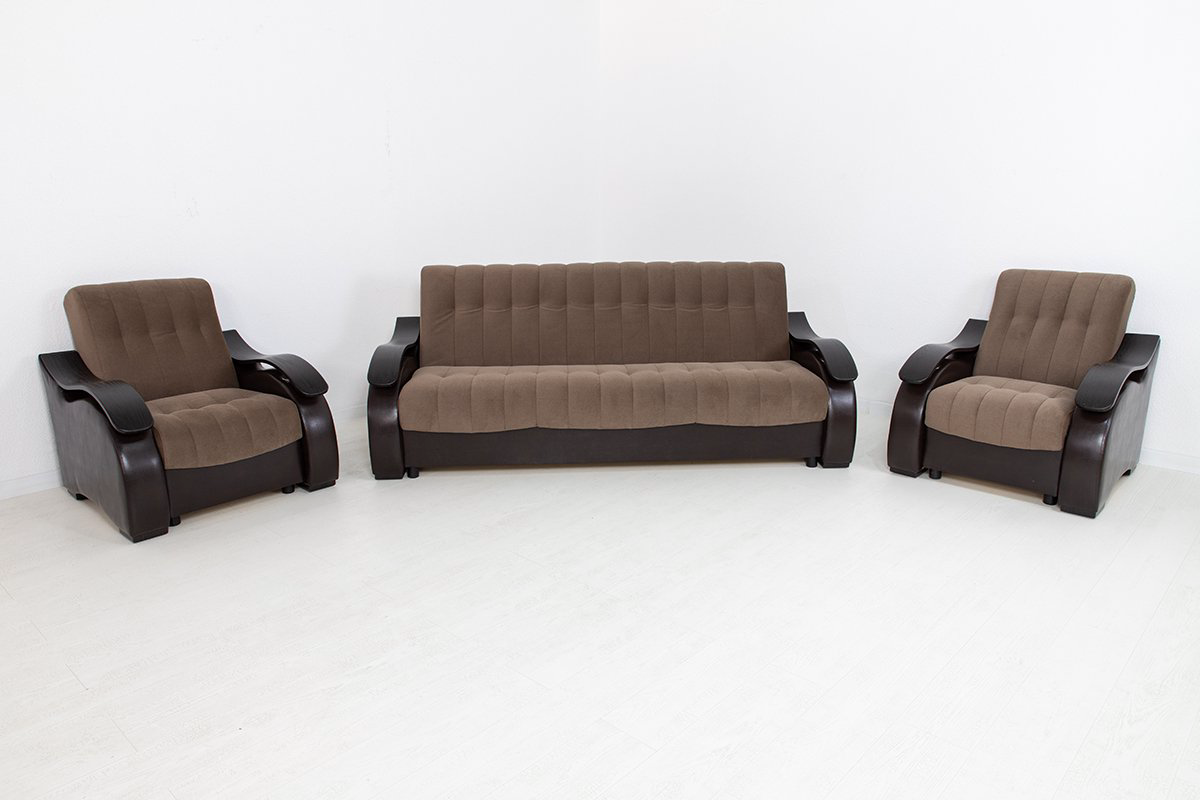 Комплект мягкий АСМ ПФ Рио4 кат3 Nika05/Ecotex213 коричневый купить,NaN