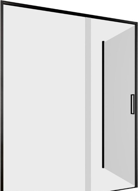 Душевое ограждение KABINKA.KZ двухстенное AE65-150x80-BT, 1500х1900 мм купить,NaN