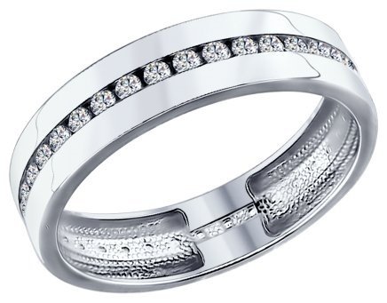 Кольцо SOKOLOV 94110026 21 2.55 г серебро, фианит купить,NaN