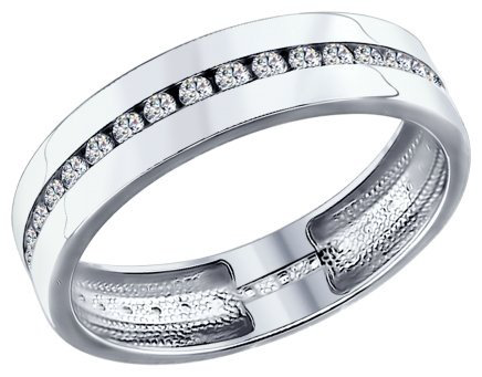 Кольцо SOKOLOV 94110026 21 2.55 г серебро, фианит купить,NaN