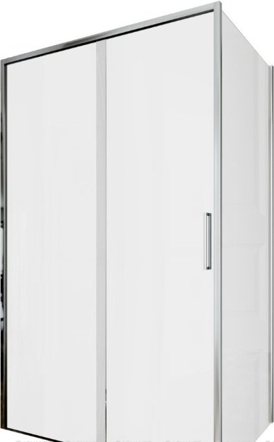 Душевое ограждение KABINKA.KZ двухстенное AE65-120x80-CT, 1200х1900 мм