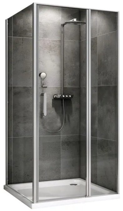 Душевое ограждение Abber двухстенное AG04100S-S90, 900х1950 мм купить,NaN