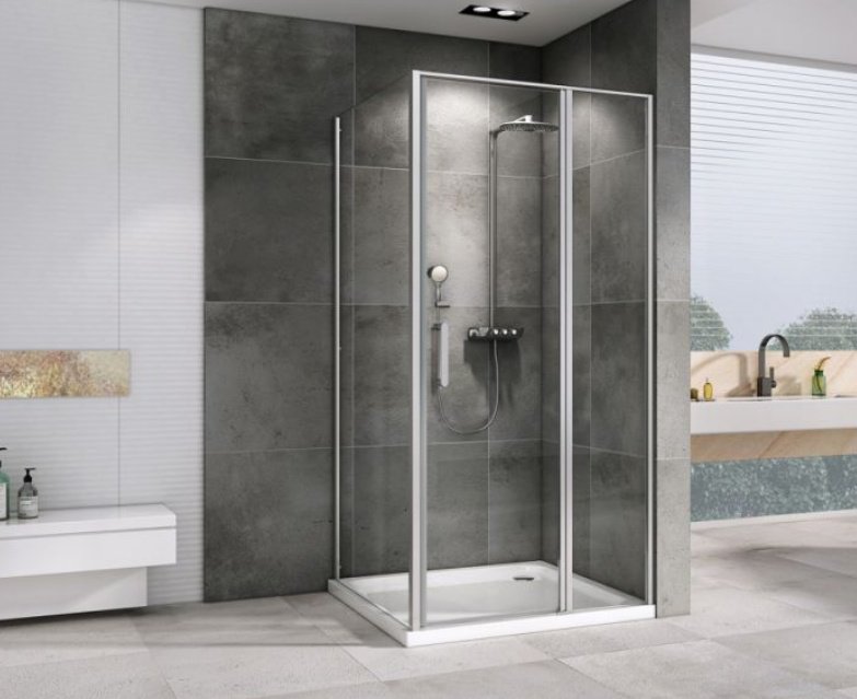 Душевое ограждение Abber двухстенное AG04100S-S90, 900х1950 мм купить,NaN