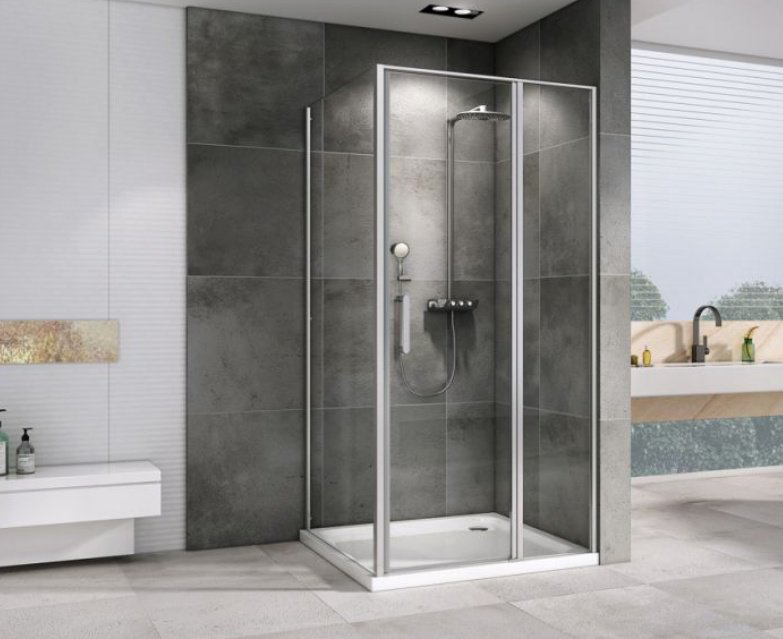 Душевое ограждение Abber двухстенное AG04100S-S90, 900х1950 мм купить,NaN