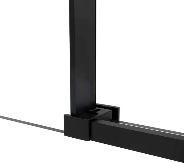 Душевое ограждение KABINKA.KZ двухстенное VSR-1SS9015CLB, 1500х2000 мм купить,NaN