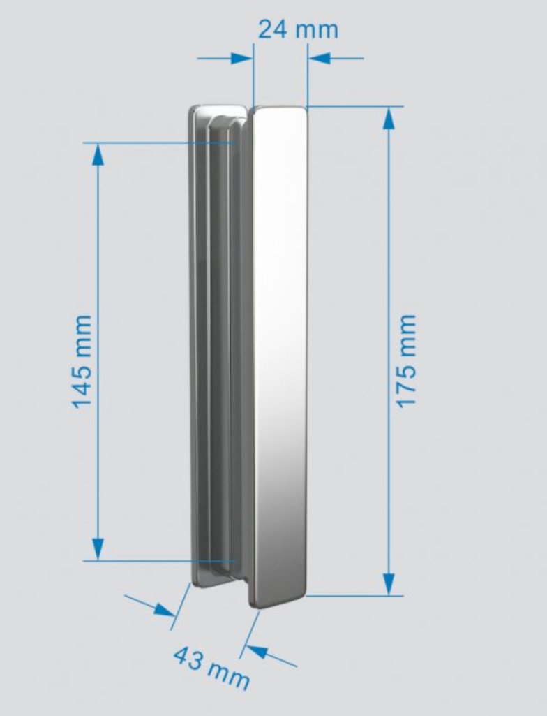 Душевое ограждение Abber двухстенное AG07090-S70, 700х1950 мм купить,NaN