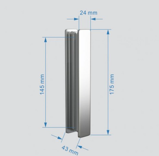 Душевое ограждение Abber двухстенное AG07100-S70, 700х1950 мм купить,NaN