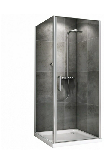 Душевое ограждение Abber двухстенное AG04100-S70, 1000х1950 мм