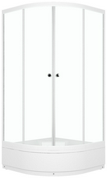 Душевое ограждение Domani-Spa двухстенное Delight 99 mid, 900х1950 мм