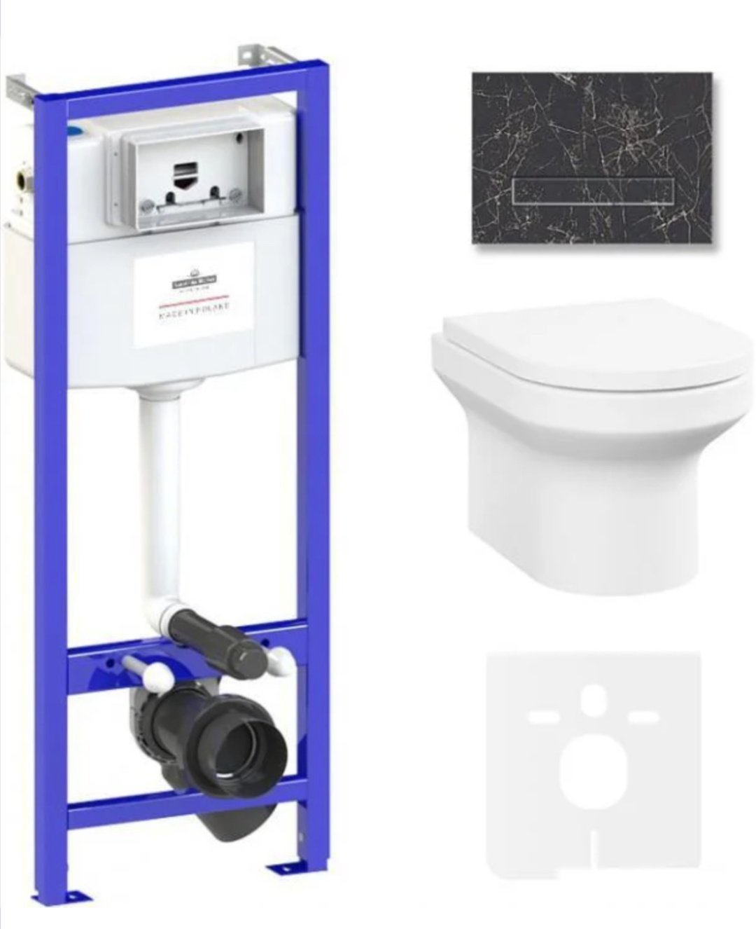 Lavinia Boho унитаз с инсталляцией 87561026, санфарфор