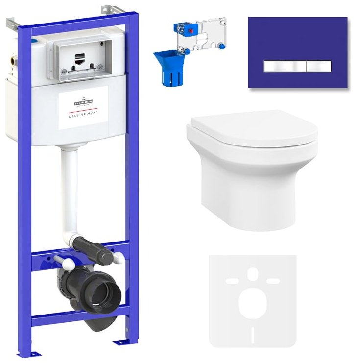 Lavinia Boho унитаз с инсталляцией 87561044, санфарфор