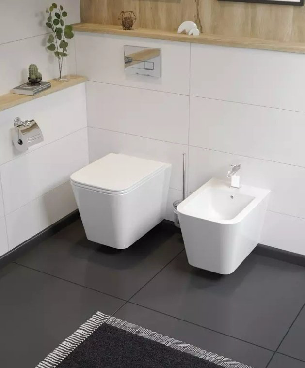 Биде Koller Pool Kvadro белый купить,113032