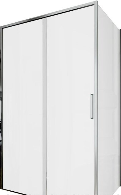 Душевое ограждение KABINKA.KZ двухстенное AE65-120x90-CT, 1200х1900 мм