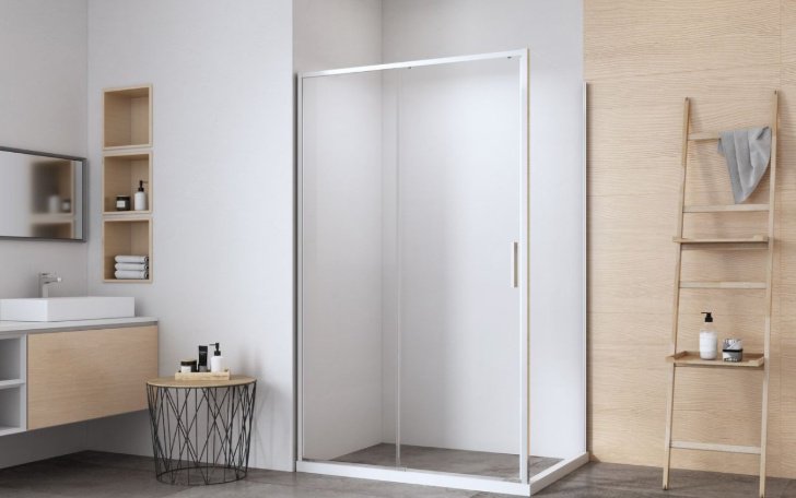 Душевое ограждение KABINKA.KZ двухстенное AE65-120x90-CT, 1200х1900 мм