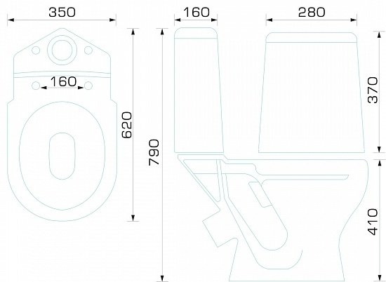 ВКЗ унитаз W102 HOME De Luxe, санфаянс - ForteMarket ВКЗ унитаз W102 HOME De Luxe, санфаянс купить,0