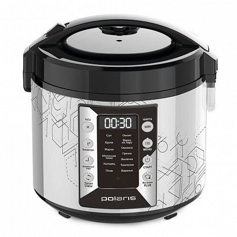 Мультиварка Polaris PMC 0524 Wi-Fi IQ Home серебристая  купить,NaN