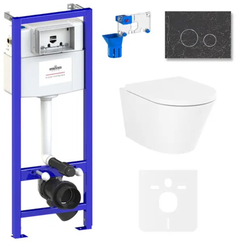 Унитаз Lavinia Boho 90154022 с инсталляцией белый