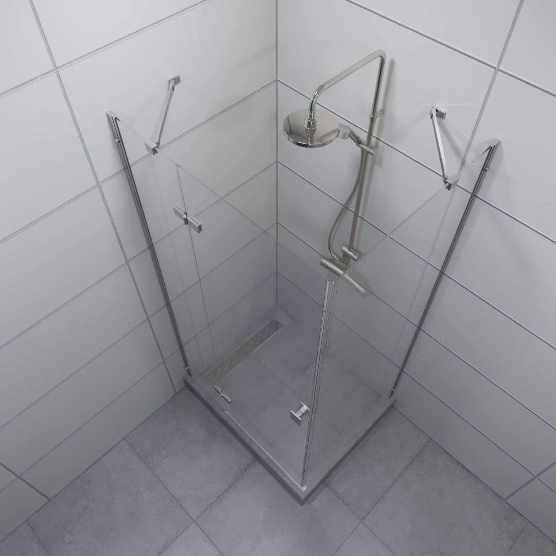 Душевое ограждение Triton Ширма Брава-Хром 120x80см