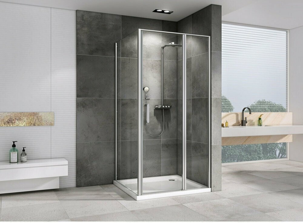 Душевое ограждение Abber двухстенное AG04120S-S90, 1200х900х1950 мм купить,0