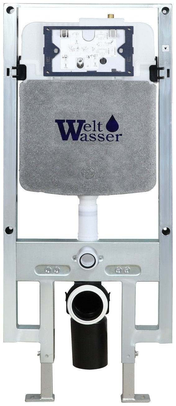WeltWasser унитаз с инсталляцией HOFBACH 041 GL-WT, санфаянс купить,0