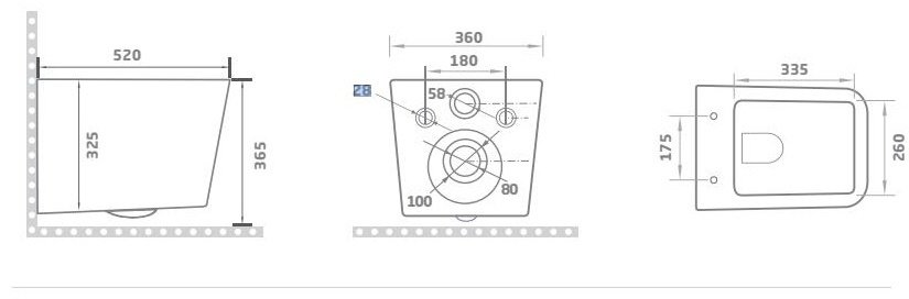 УКЛАД унитаз с инсталляцией 3318, санфарфор - ForteMarket УКЛАД унитаз с инсталляцией 3318, санфарфор купить,0