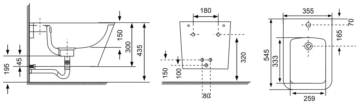 Comforty биде CF40506, санфарфор купить,107100