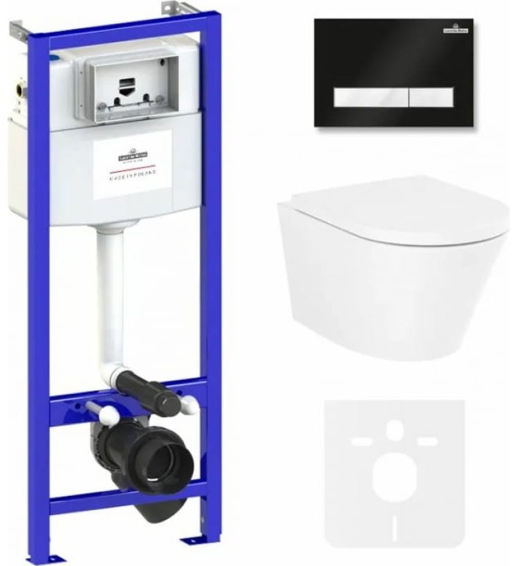 Унитаз Lavinia Boho 75110174 с инсталляцией белый