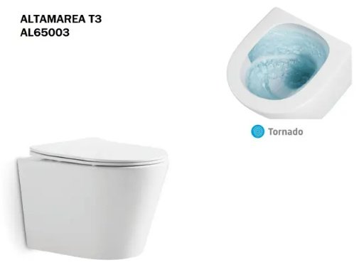 Taliente унитаз Altamarea, санфарфор