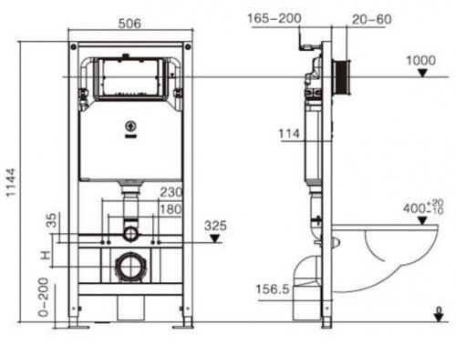 Унитаз WeltWasser Telbach 004 GL-WT белый купить,309500