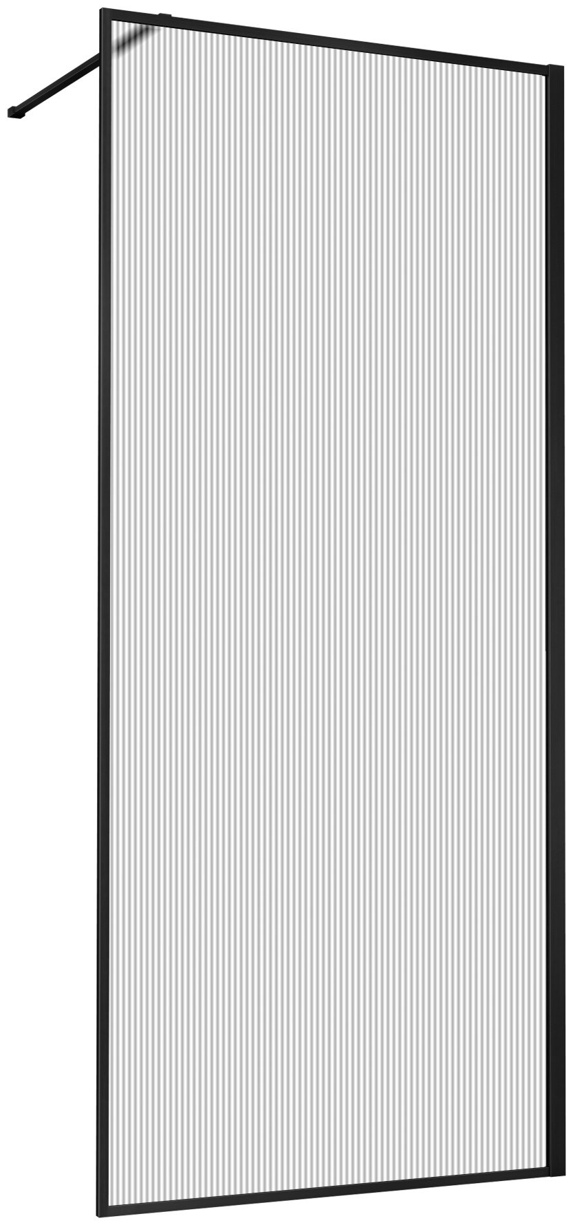Душевое ограждение KABINKA.KZ одностенное Walk-In VSW-1HP900FLB, 900х2000 мм - ForteMarket Душевое ограждение KABINKA.KZ одностенное Walk-In VSW-1HP900FLB, 900х2000 мм купить,0