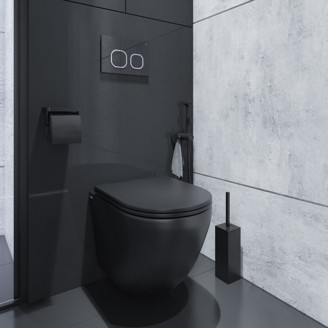 Унитаз Iddis Blanco BLAR3BMi25 черный