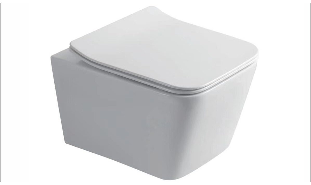 ZT-015EA Подвесной унитаз с сиденьем (Белый матовый)