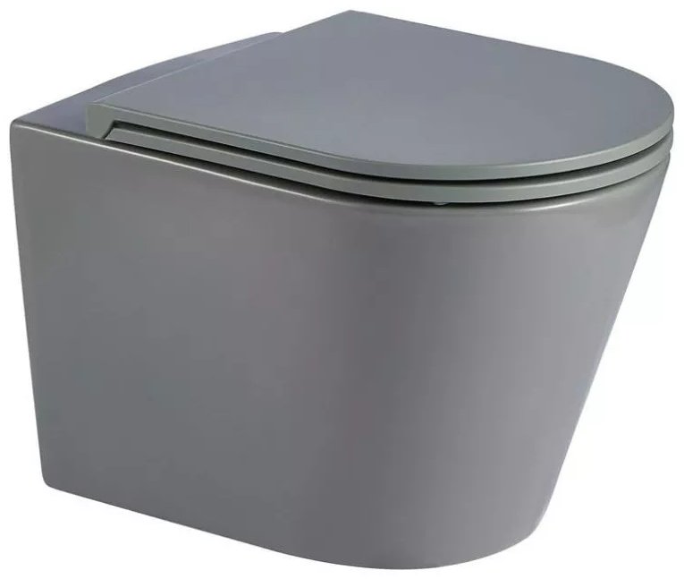 WeltWasser унитаз с инсталляцией SALZBACH 041 MT-GR, санфаянс