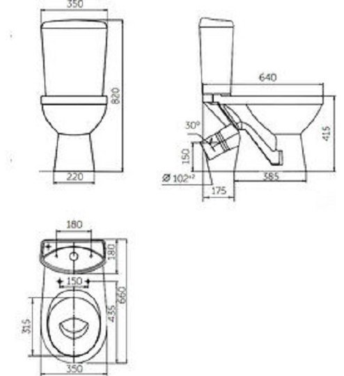 Унитаз Rosa K0000163750 синий купить,96415