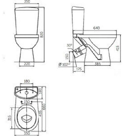 Унитаз Rosa K0000163750 синий купить,96415