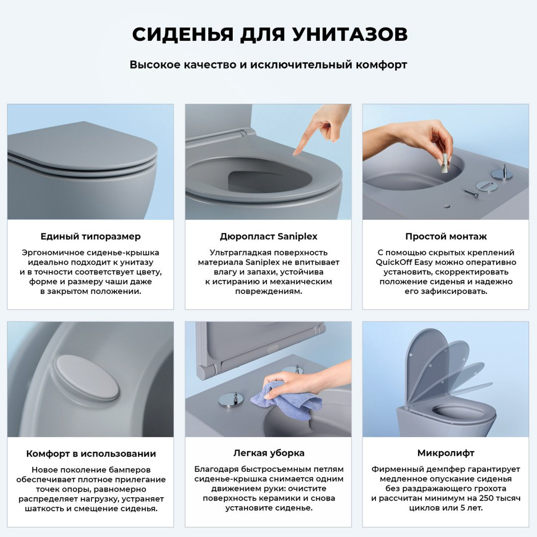 Унитаз Wellsee 182605001 Pure BY Wellsee серый купить,333800