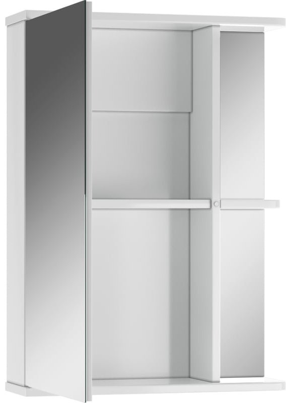 Шкаф зеркальный навесной Kabinka.kz DA1601HZ 51.5x15.3x70см белый