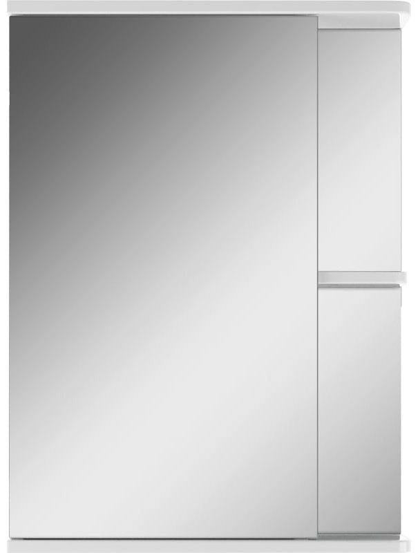 Шкаф зеркальный навесной Kabinka.kz DA1601HZ 51.5x15.3x70см белый